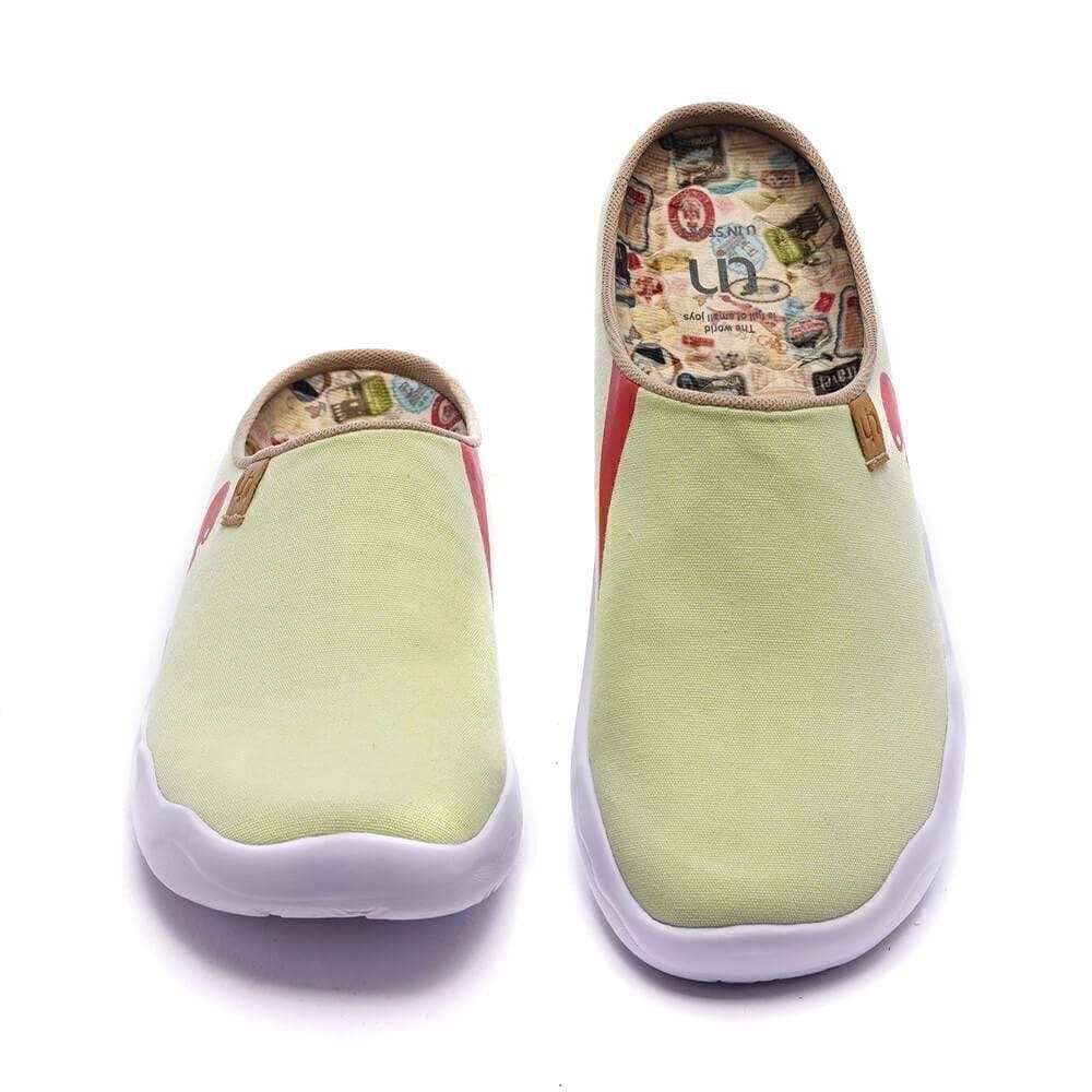 UIN Women's Mules Comfort Shoes Casual (Marbella Light Green Slipper)New No Box - Picture 2 of 10